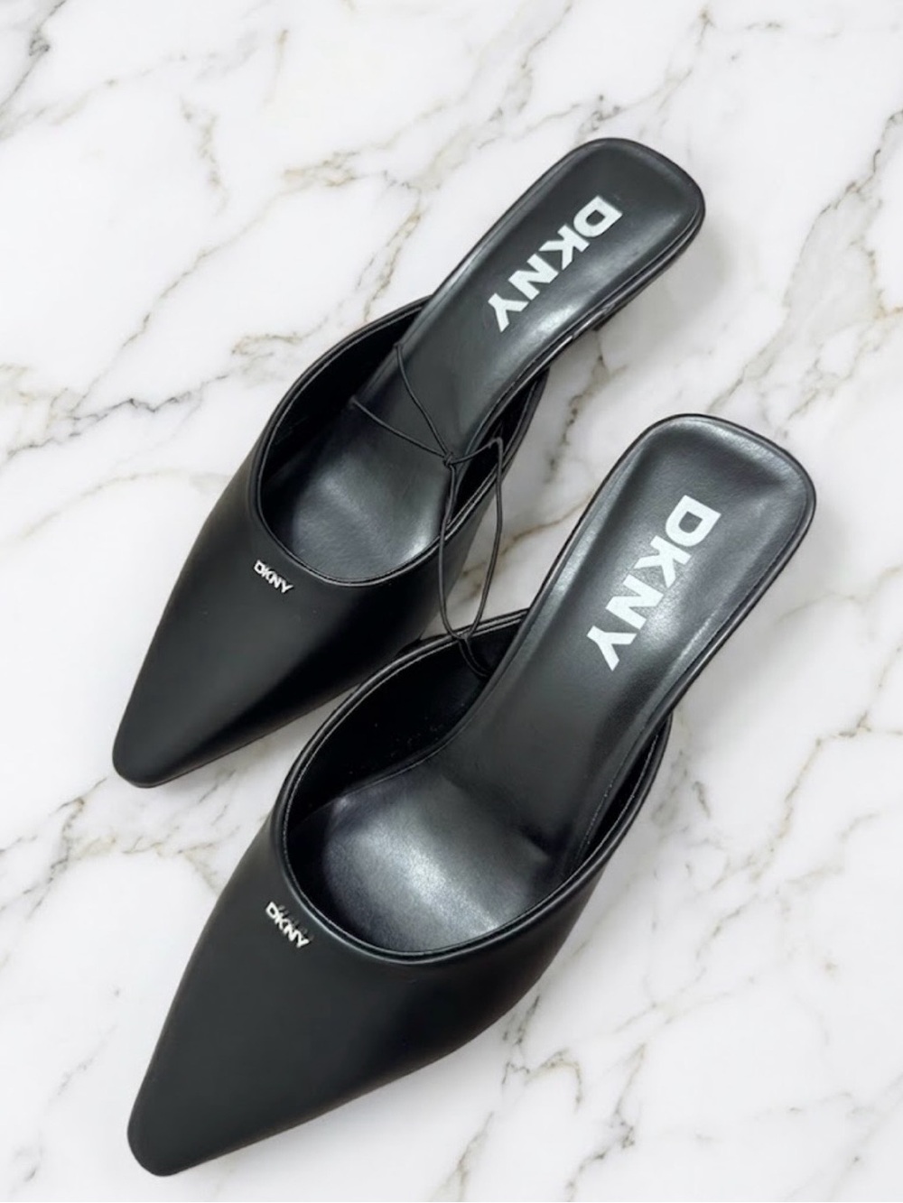 DKNY Women's Nabil Mule Kitten Heel Pumps